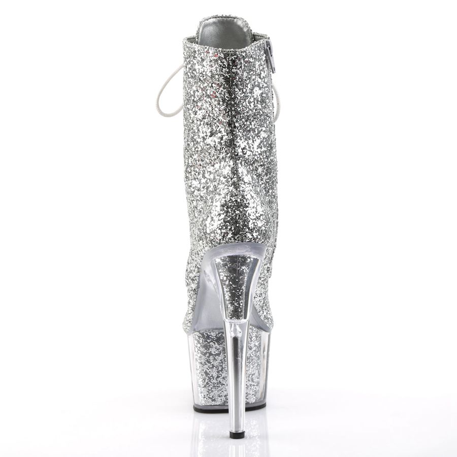 Bottines Pleaser Adore-1020G Argent Femme | MRE-8977579