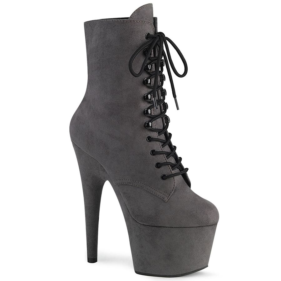 Bottines Pleaser Adore-1020FS Grise Femme | DSL-1015171