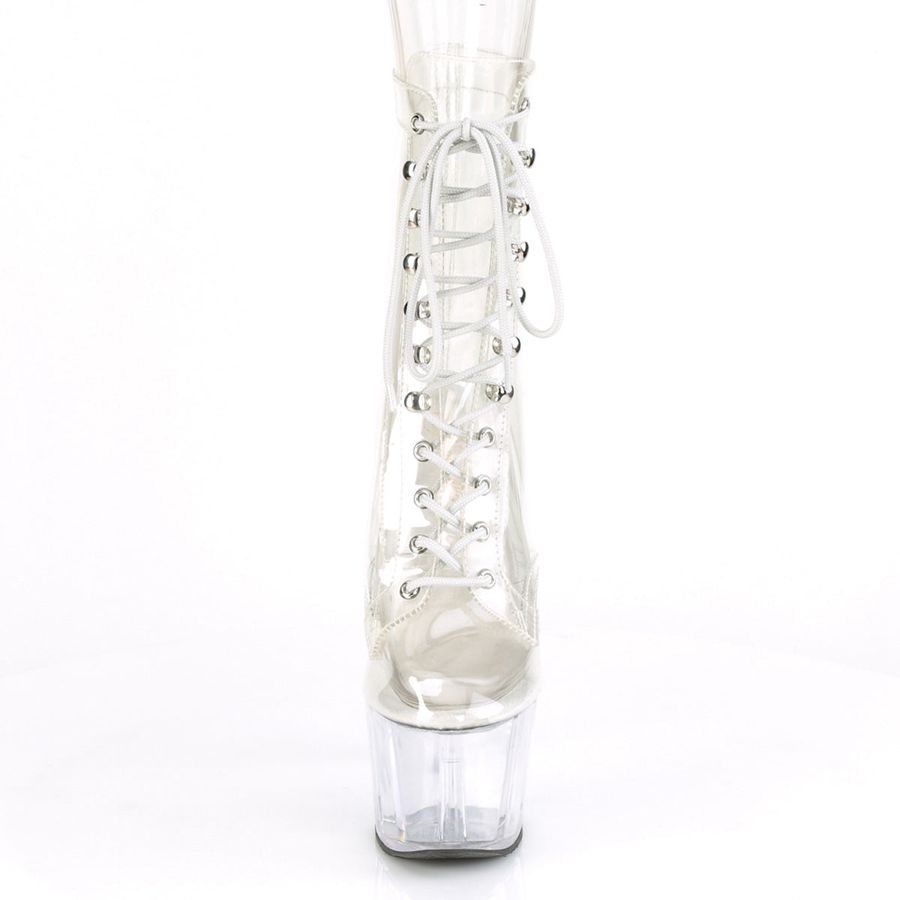 Bottines Pleaser Adore-1020C Clear Femme | UNR-7110446