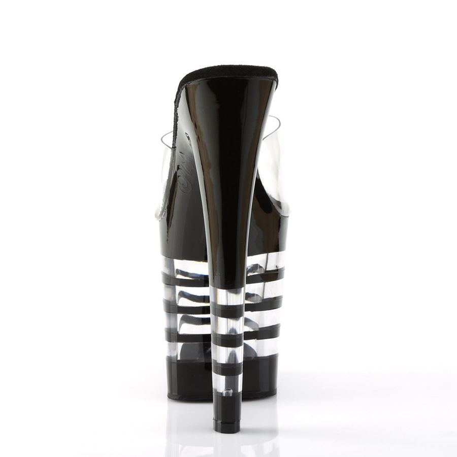 Sandales à Plateforme Pleaser Xtreme-801LN Noir Femme | ZLR-1491151