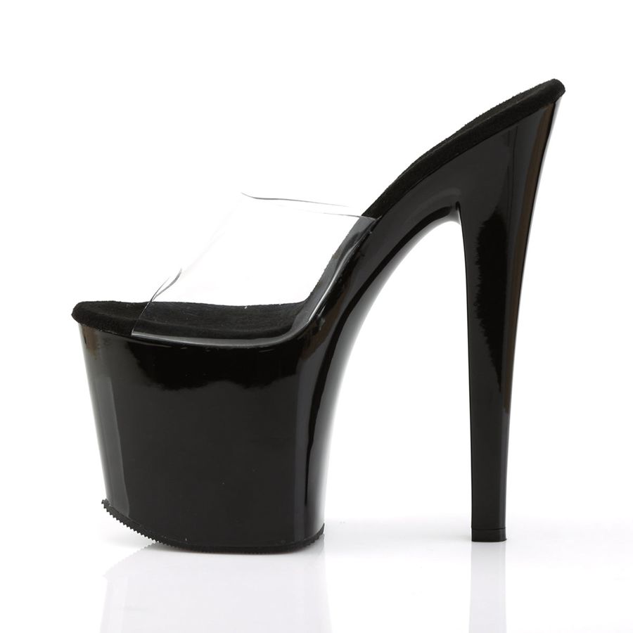 Sandales à Plateforme Pleaser Taboo-701 Noir Femme | CKD-7663103