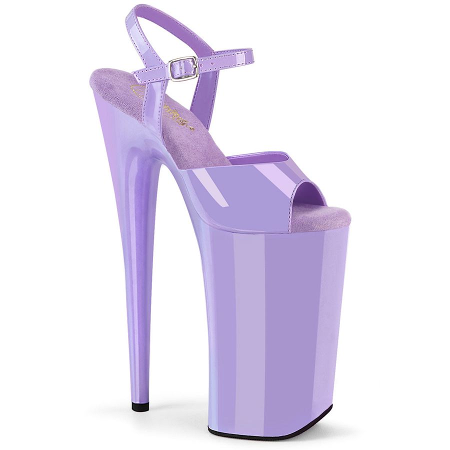 Sandales Bride Cheville Pleaser Beyond-009 Violette Femme | FJQ-8844036