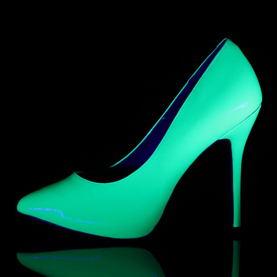 Escarpins Pleaser Amuse-20 Vert Femme | HOT-2463230