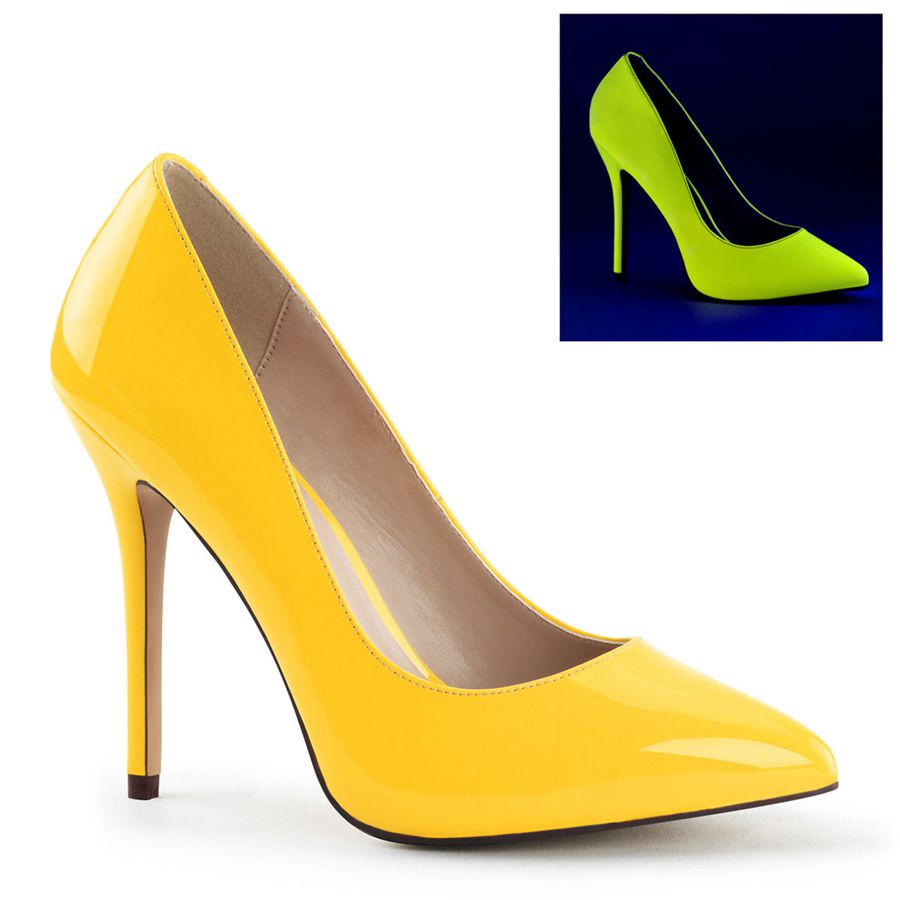 Escarpins Pleaser Amuse-20 Jaune Femme | HQH-9386143