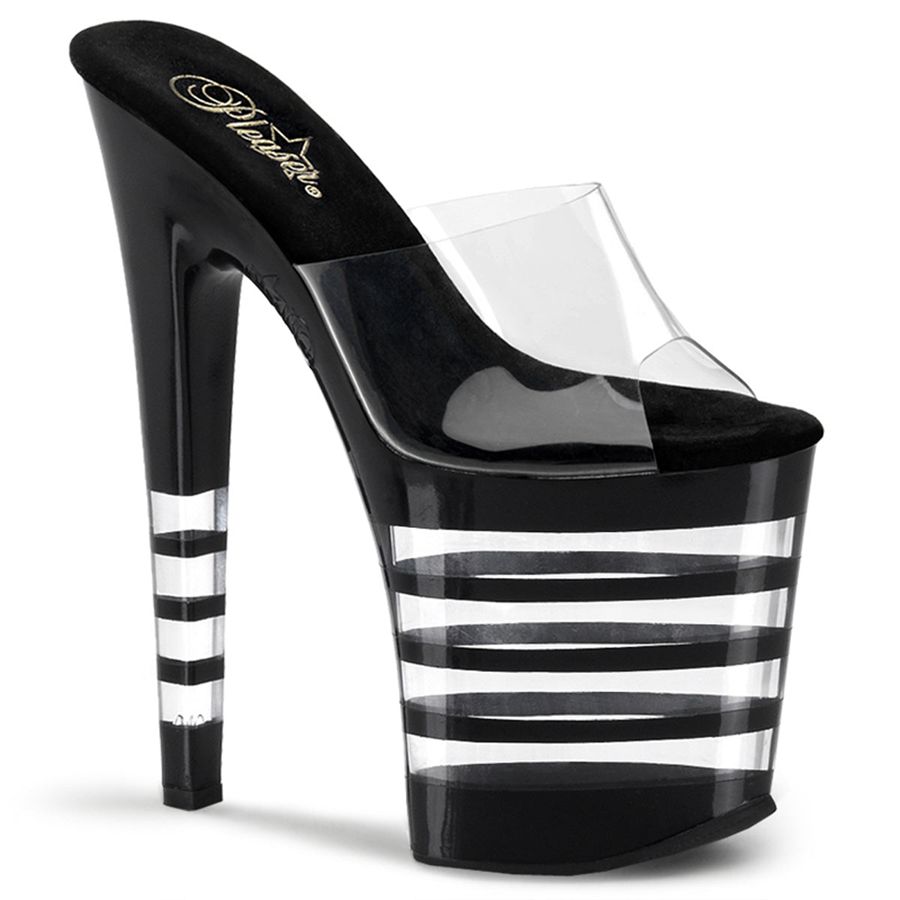 Sandales à Plateforme Pleaser Xtreme-801LN Noir Femme | ZLR-1491151