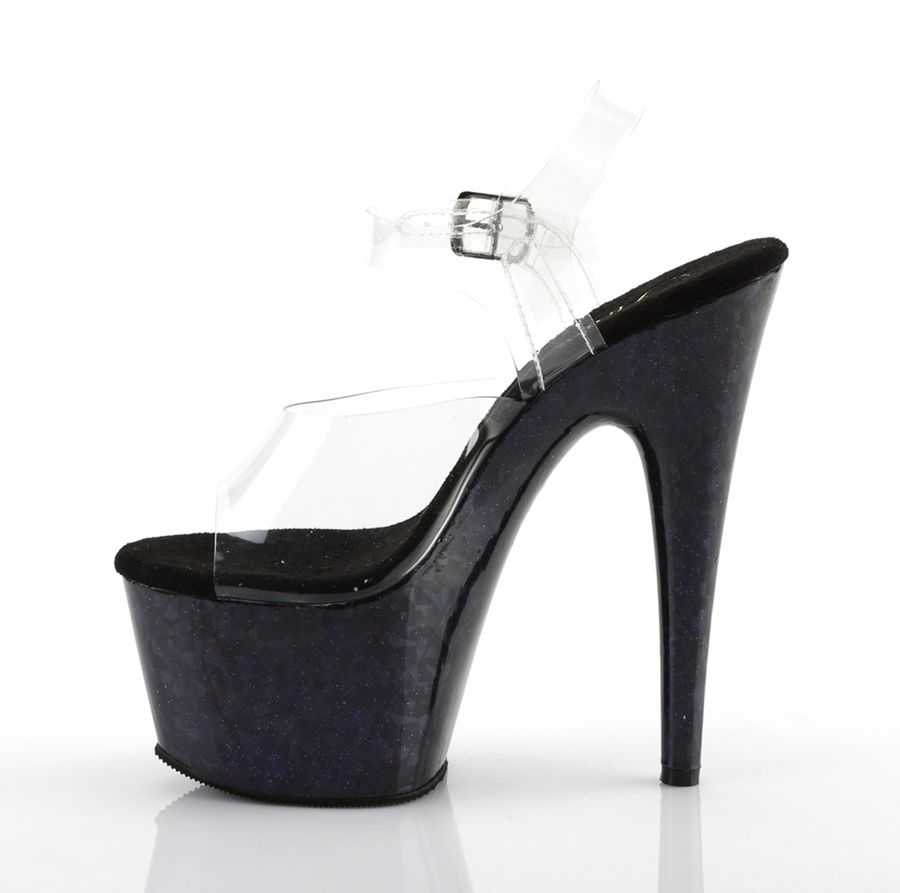 Sandales Bride Cheville Pleaser Adore-708HSP Bleu Femme | FDC-7958322