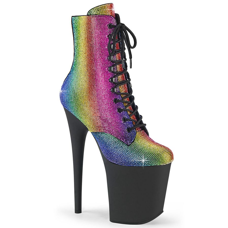 Bottines Pleaser Flamingo-1020RS Multicolore Femme | KRR-1456553