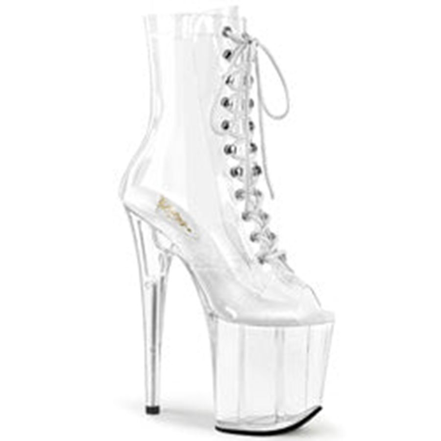 Bottines Pleaser Flamingo-1021C Clear Femme | IPU-9231740