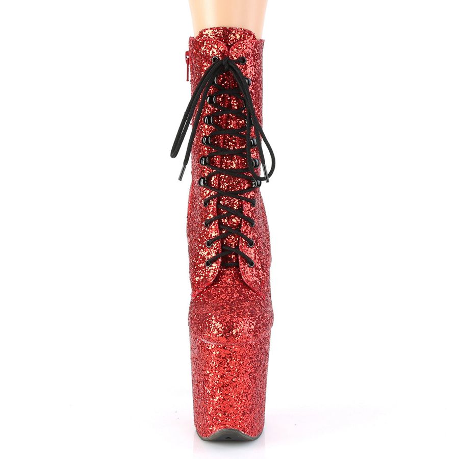 Bottines Pleaser Flamingo-1020GWR Rouge Femme | QMJ-6236494