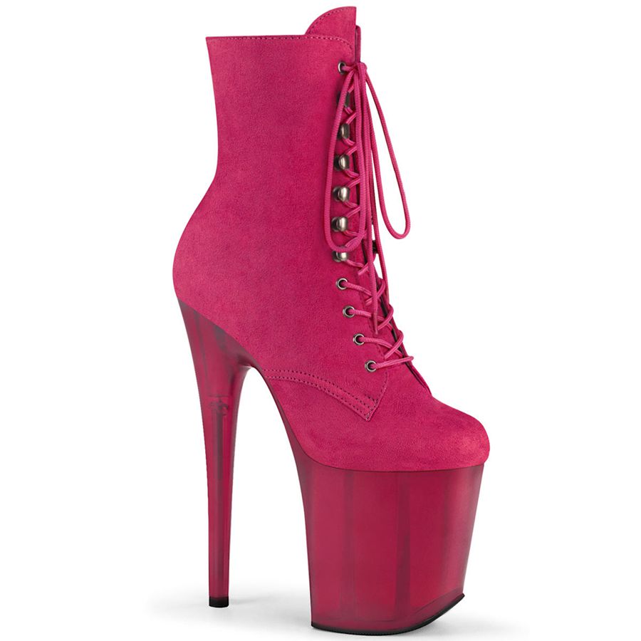 Bottines Pleaser Flamingo-1020FST Rose Femme | MOJ-0525944