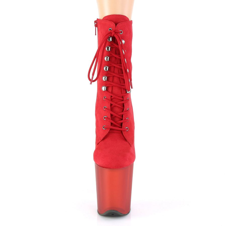 Bottines Pleaser Flamingo-1020FST Rouge Femme | ZXY-9459308