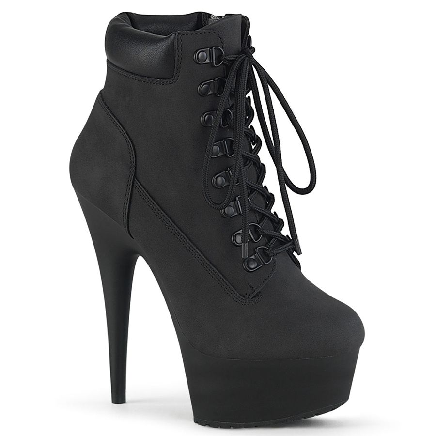 Bottines Pleaser Delight-600TL-02 Noir Femme | XJE-1419485