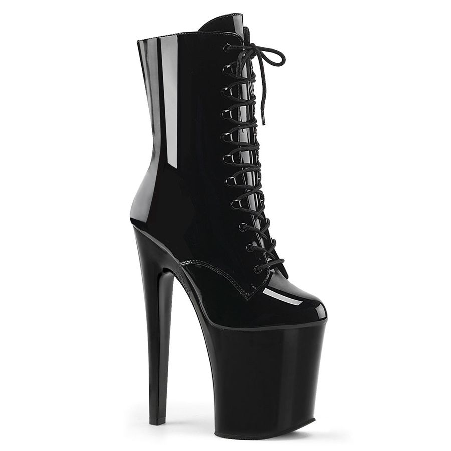 Bottines Pleaser Xtreme-1020 Noir Femme | EMH-8632429