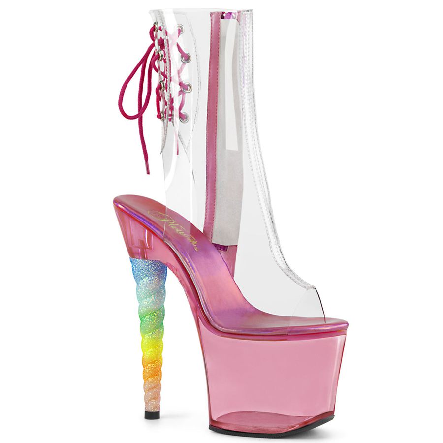 Bottines Pleaser Unicorn-1018C Rose Femme | TGO-3735196