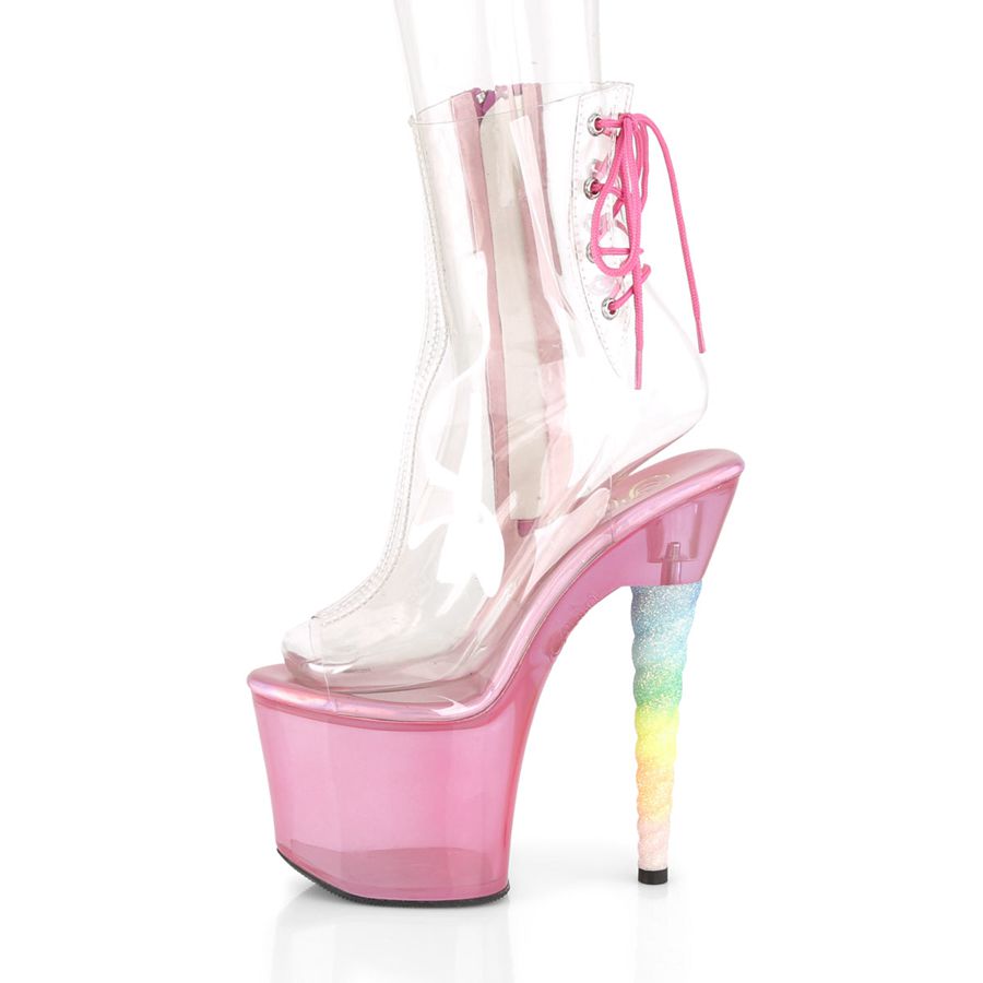 Bottines Pleaser Unicorn-1018C Rose Femme | TGO-3735196