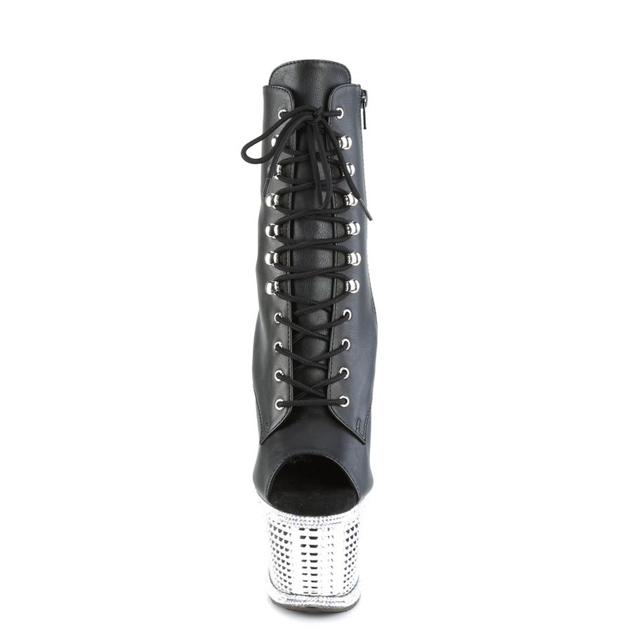 Bottines Pleaser Spectator-1021RS Noir Femme | JQC-8868773