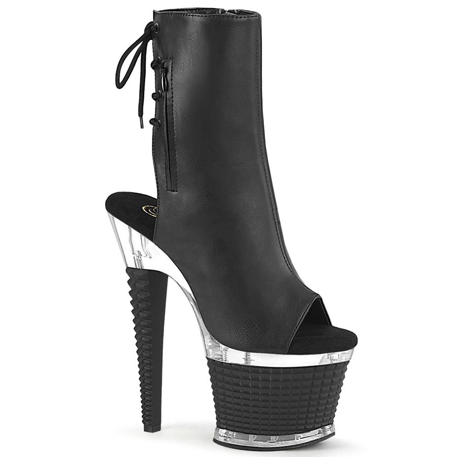 Bottines Pleaser Spectator-1018 Noir Femme | NNQ-6387306