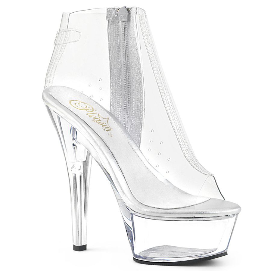 Bottines Pleaser Kiss-1023 Clear Femme | SNU-7551746