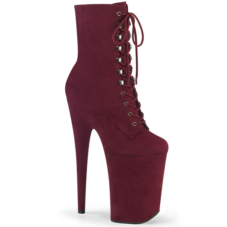 Bottines Pleaser Infinity-1020FS Bordeaux Femme | SBJ-8373733