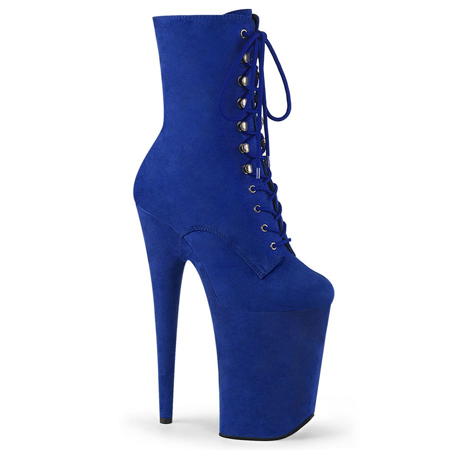 Bottines Pleaser Infinity-1020FS Bleu Femme | EXY-7117967