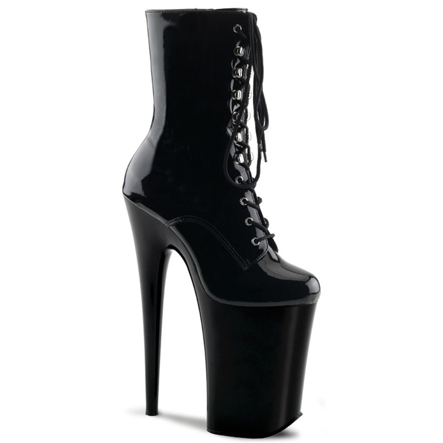 Bottines Pleaser Infinity-1020 Noir Femme | ZEC-1317079