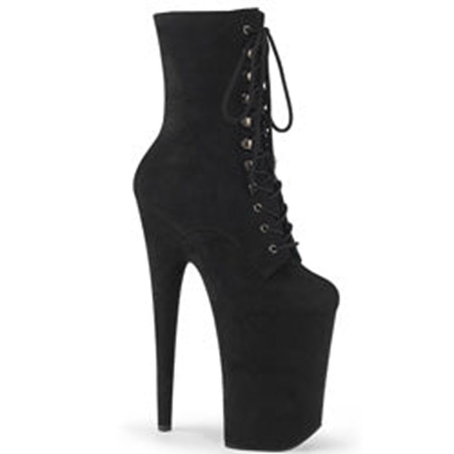 Bottines Pleaser Infinity-1020FS Noir Femme | POY-3300477