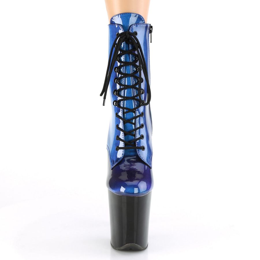 Bottines Pleaser Flamingo-1020SHG Bleu Femme | GUC-8909358