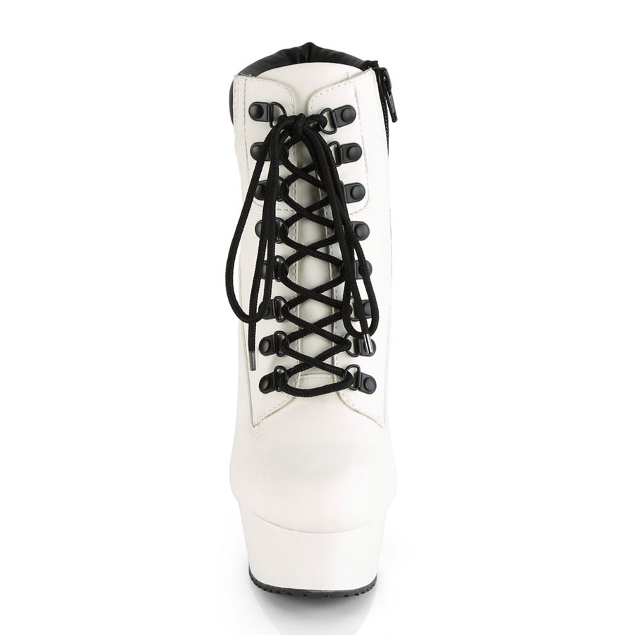 Bottines Pleaser Delight-600TL-02 Blanche Femme | IJJ-2443062