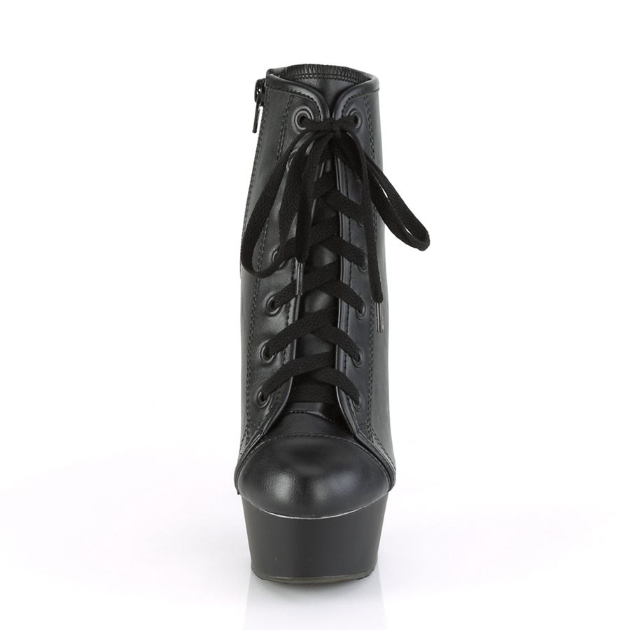 Bottines Pleaser Delight-600SK-02 Noir Femme | NSH-7082523