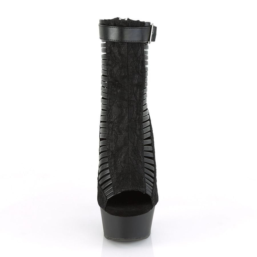 Bottines Pleaser Delight-600-27LC Noir Femme | WGJ-8615670