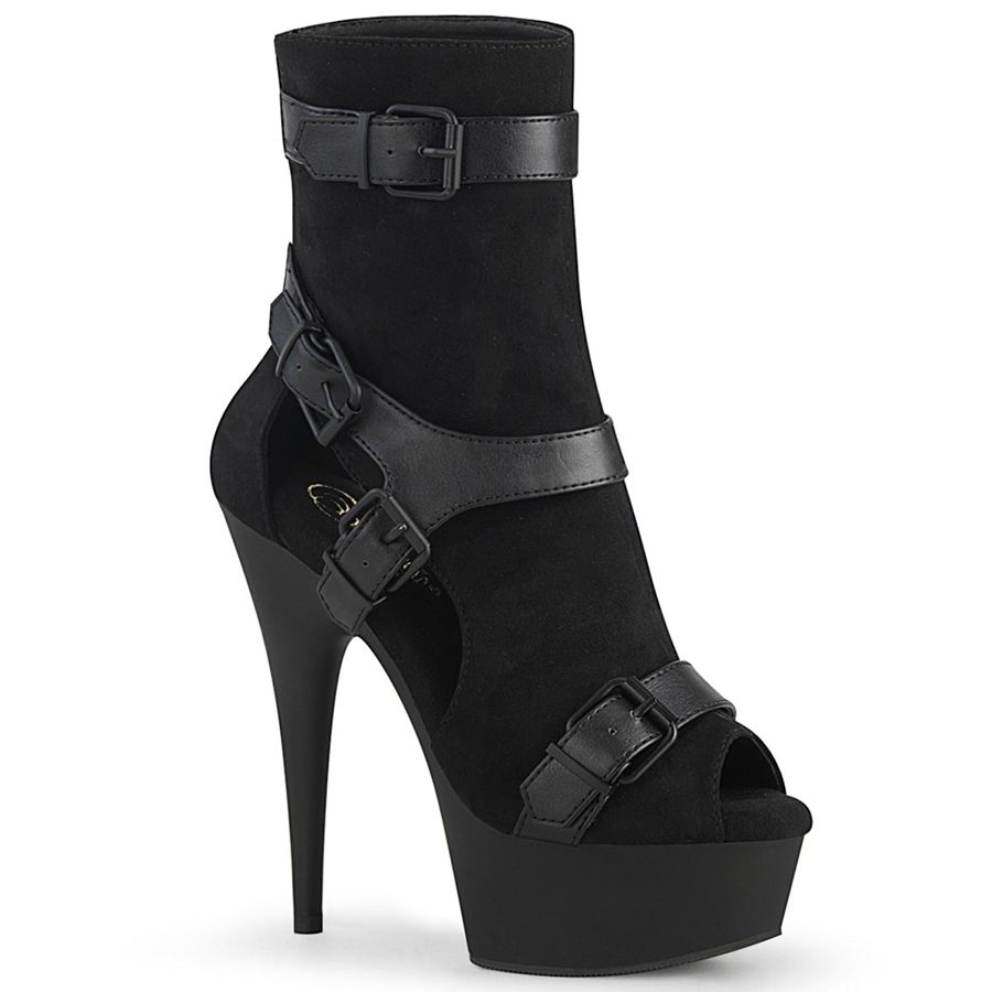 Bottines Pleaser Delight-1037 Noir Femme | GDF-0916930