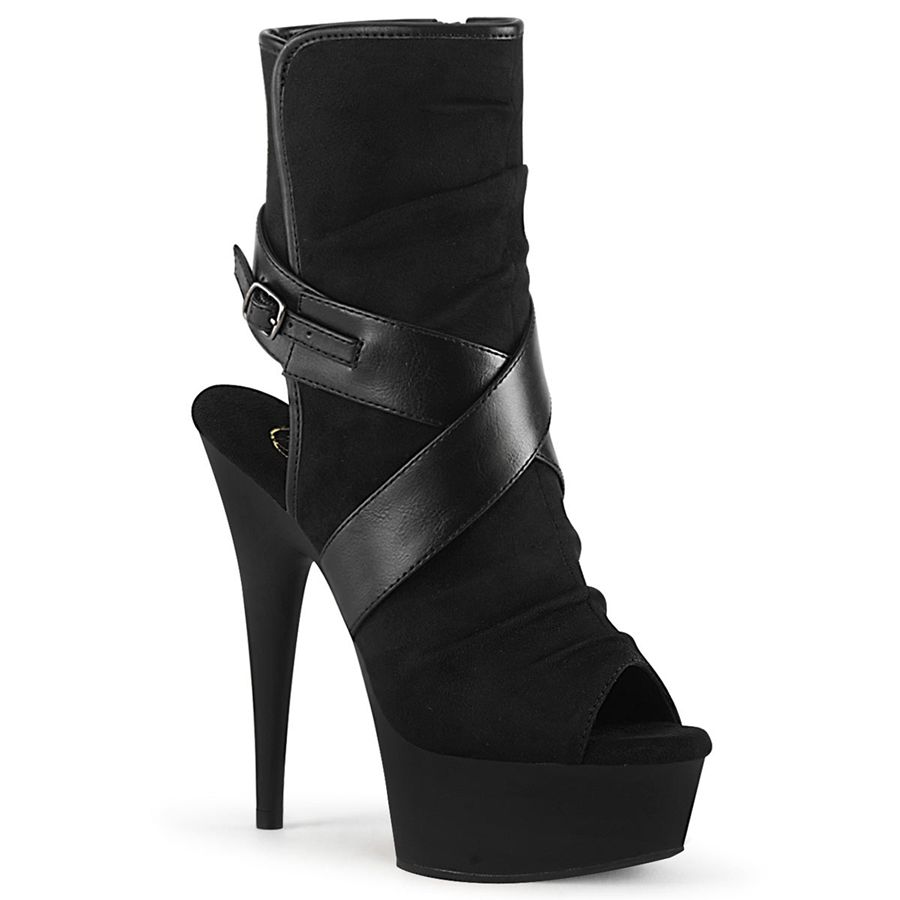 Bottines Pleaser Delight-1034 Noir Femme | DPN-2787196