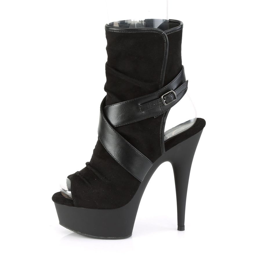 Bottines Pleaser Delight-1034 Noir Femme | DPN-2787196