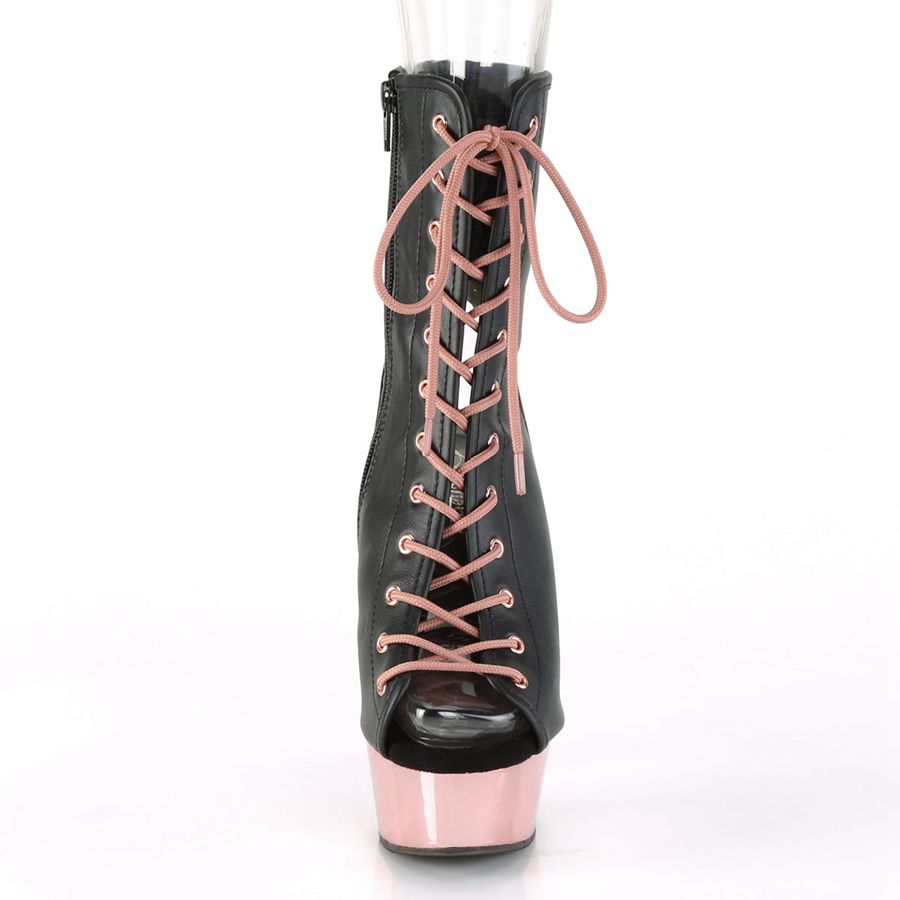 Bottines Pleaser Delight-1016 Rose Doré Femme | WLJ-7972714