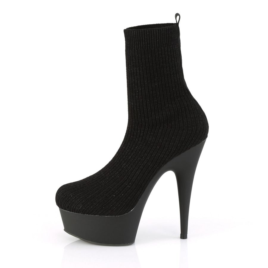 Bottines Pleaser Delight-1002-2 Noir Femme | XZQ-0444352