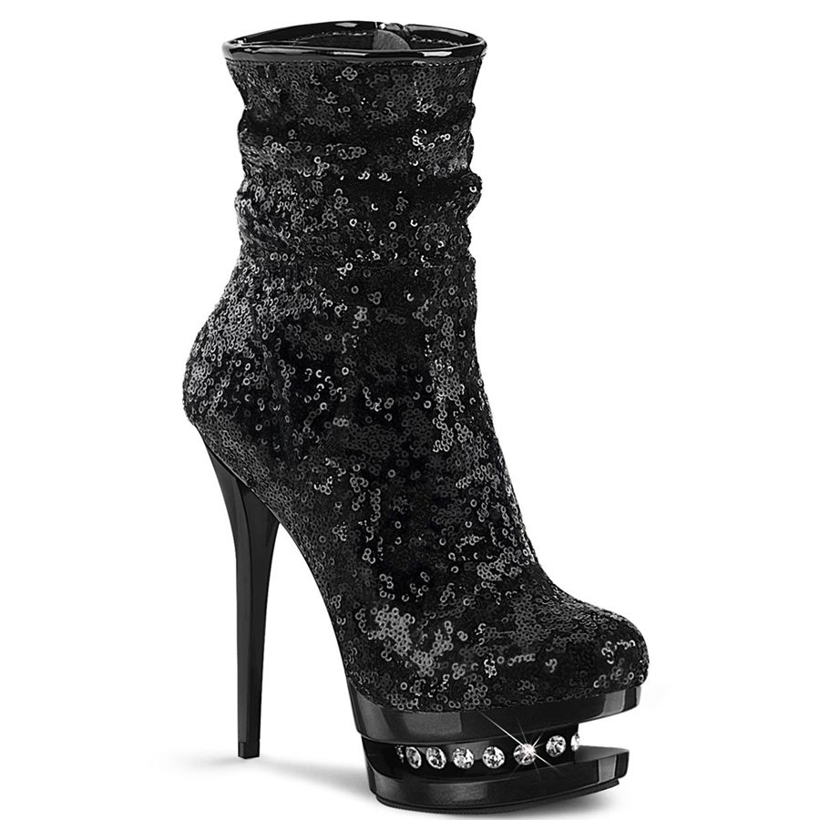 Bottines Pleaser Blondie-R-1009 Noir Femme | EVG-9015258