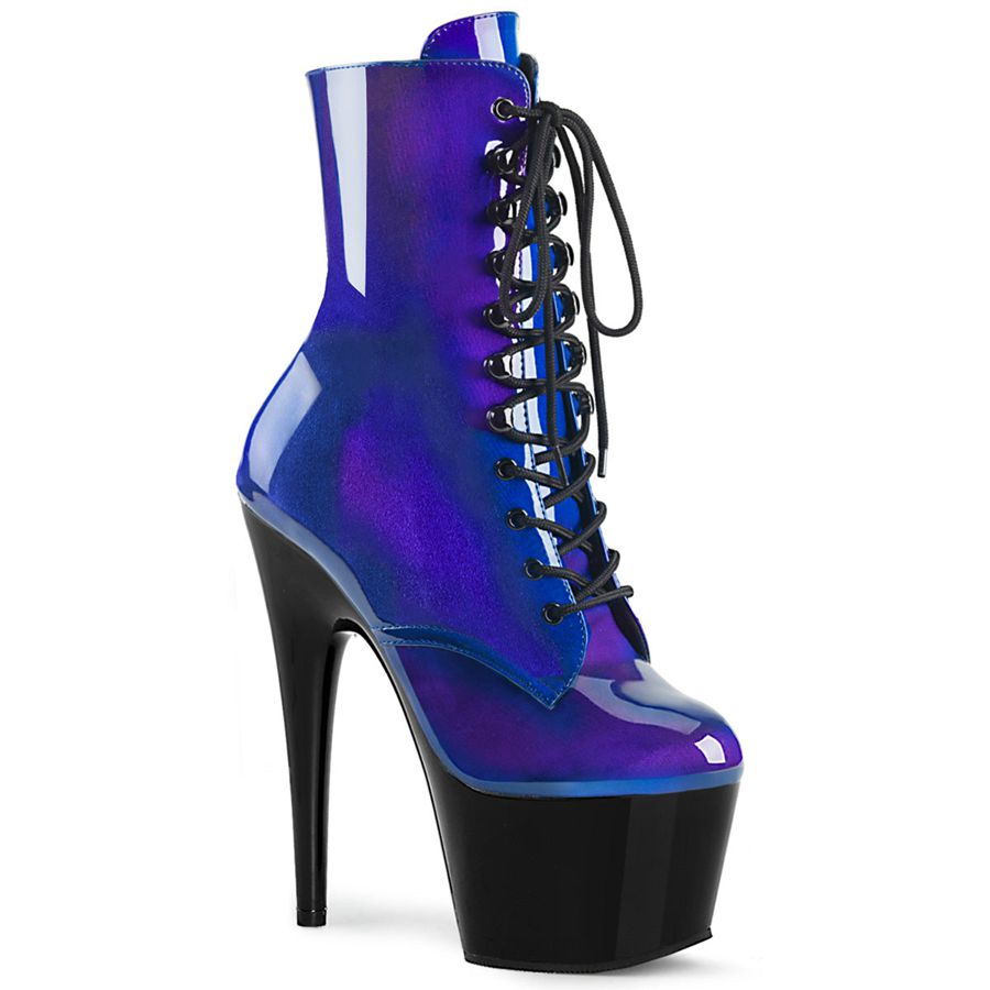 Bottines Pleaser Adore-1020SHG Bleu Femme | HSU-5849525