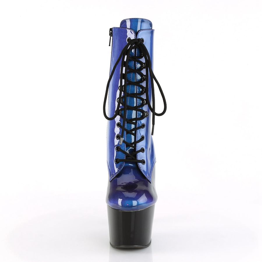 Bottines Pleaser Adore-1020SHG Bleu Femme | HSU-5849525