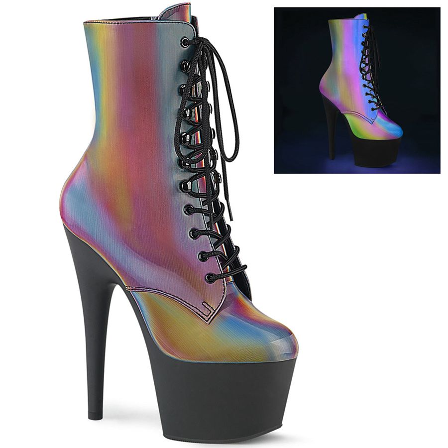 Bottines Pleaser Adore-1020REFL Multicolore Femme | RHQ-8692900