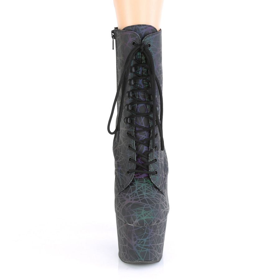 Bottines Pleaser Adore-1020REFL Vert Femme | MWU-7105205