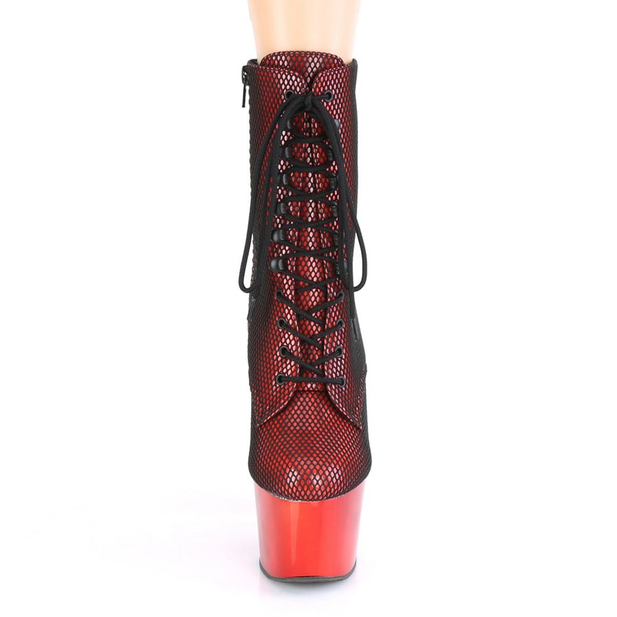 Bottines Pleaser Adore-1020HFN Rouge Femme | XZM-1507057