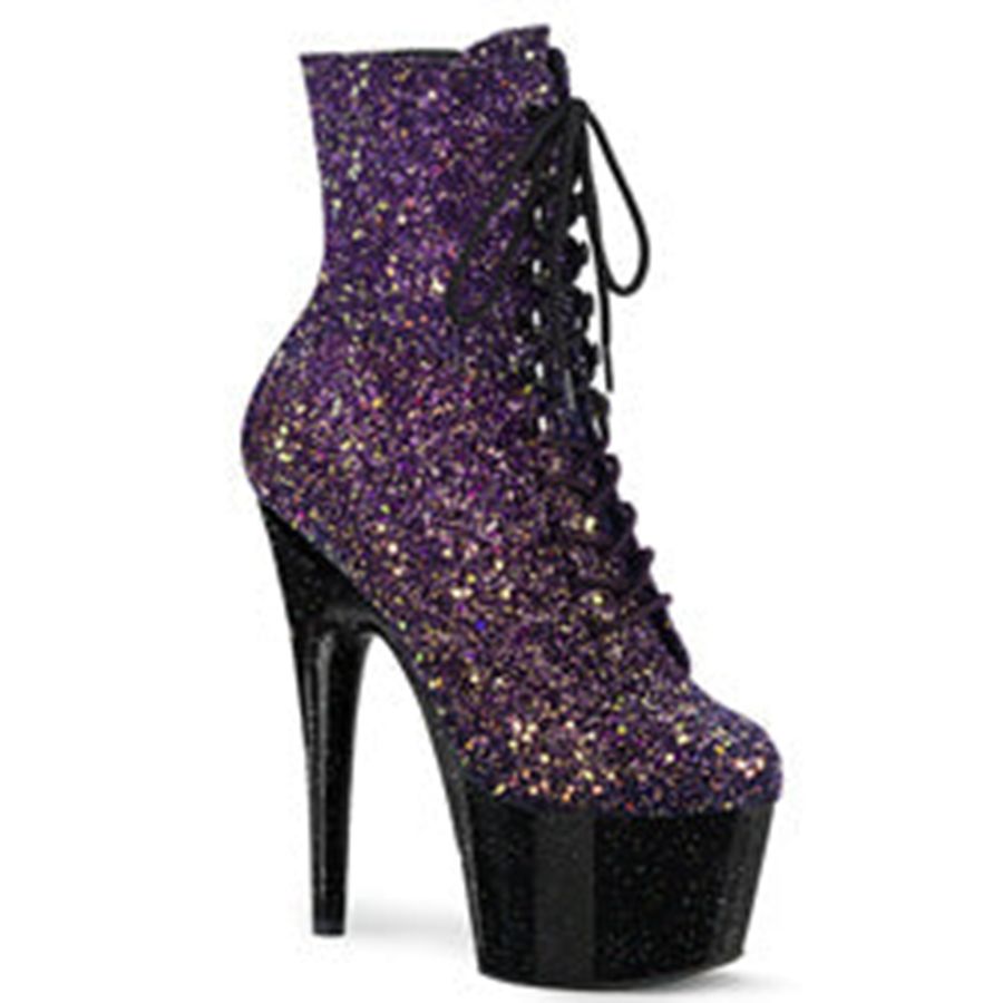 Bottines Pleaser Adore-1020OMBG Violette Femme | NFI-8777174