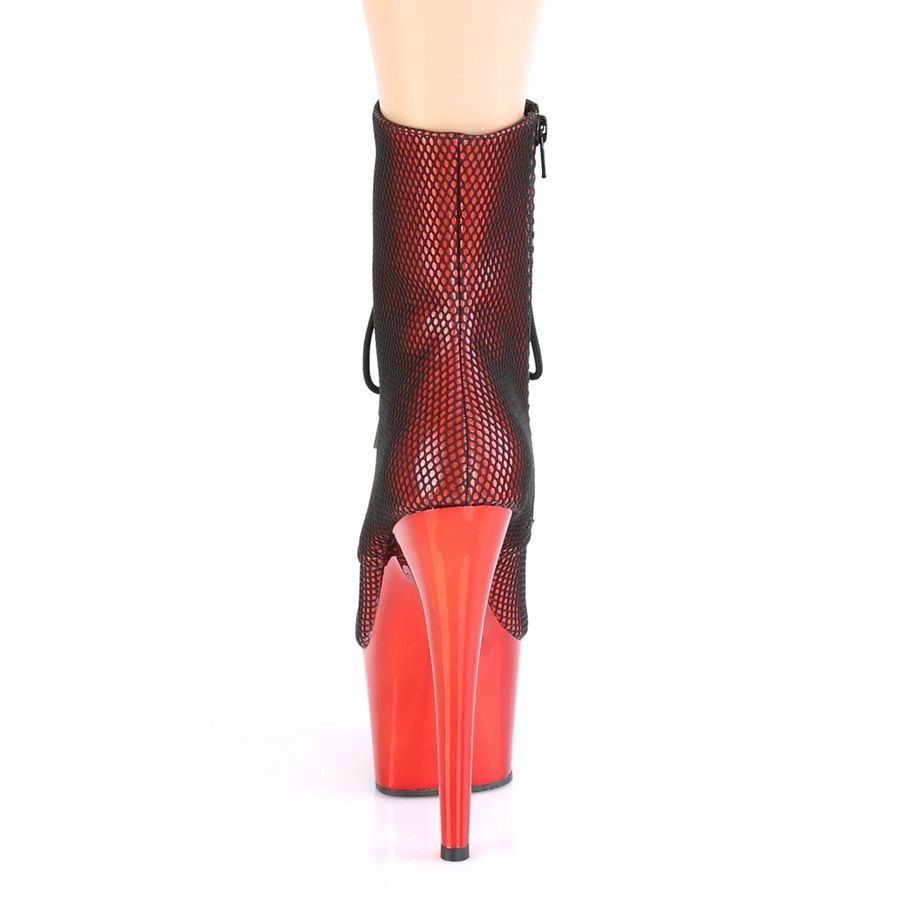 Bottines Pleaser Adore-1020HFN Rouge Femme | XZM-1507057