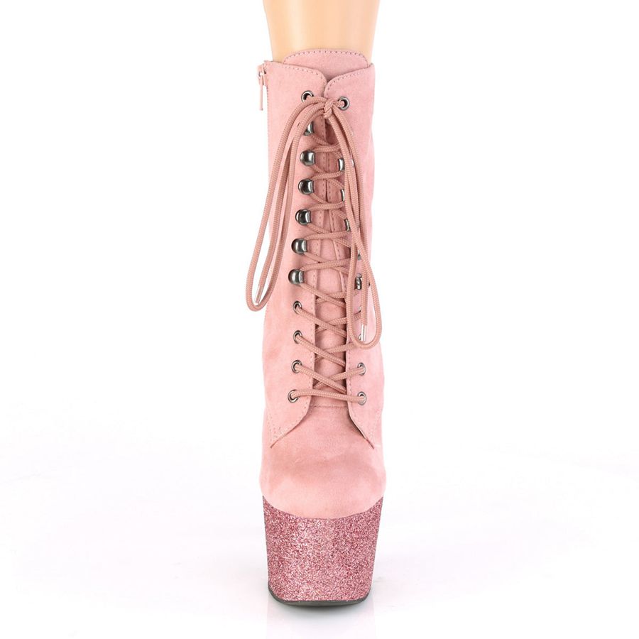 Bottines Pleaser Adore-1020FSMG Rose Femme | EUD-5876504