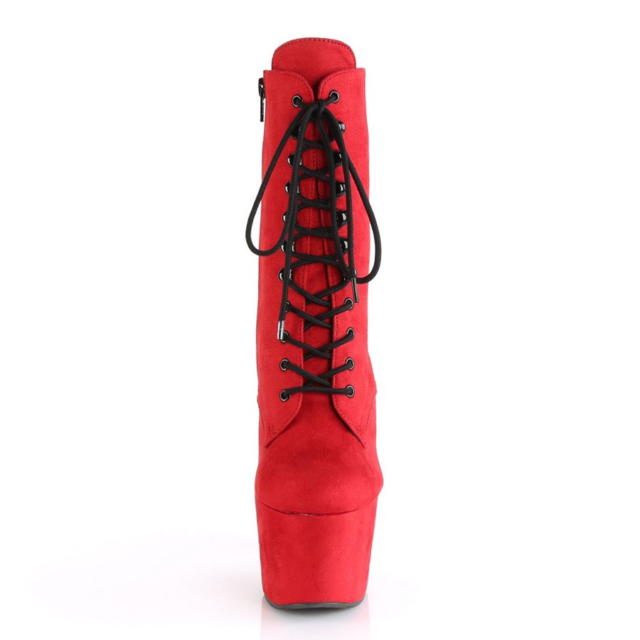 Bottines Pleaser Adore-1020FS Rouge Femme | ULV-3180192