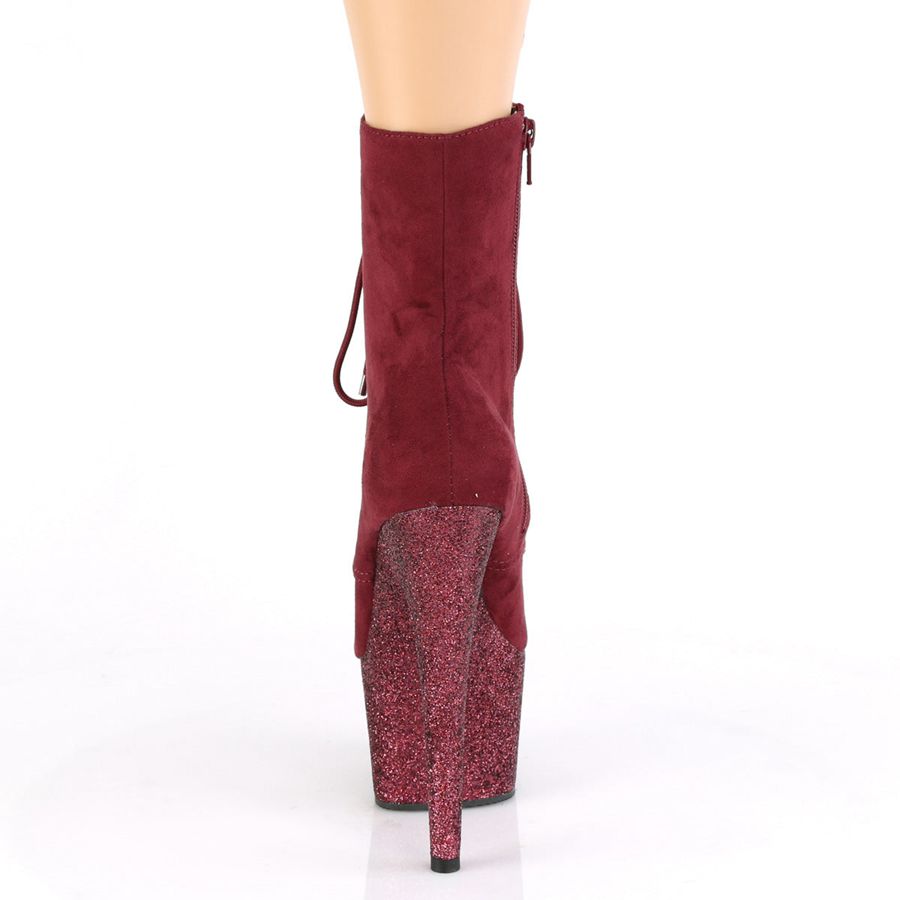 Bottines Pleaser Adore-1020FSMG Bordeaux Femme | ZUY-0178038