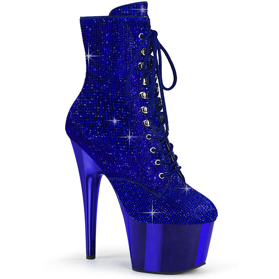 Bottines Pleaser Adore-1020CHRS Bleu Femme | ZQJ-3919306