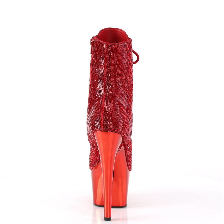 Bottines Pleaser Adore-1020CHRS Rouge Femme | PWU-4501057