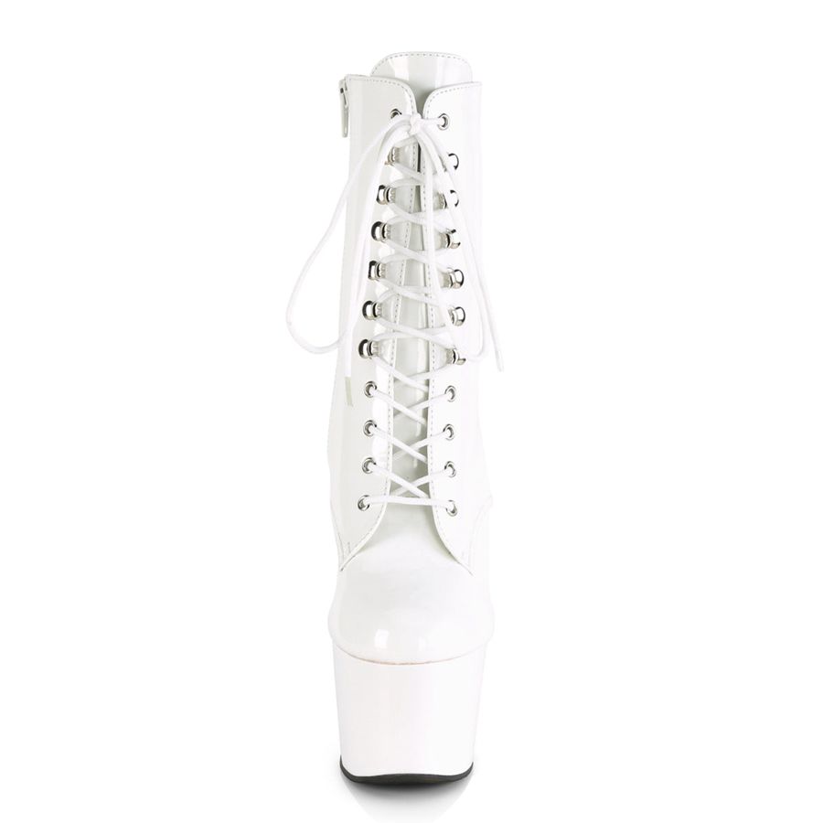 Bottines Pleaser Adore-1020 Blanche Femme | AMJ-6312125