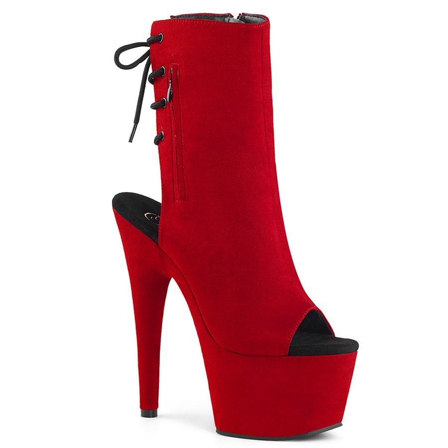 Bottines Pleaser Adore-1018FS Rouge Femme | QFB-1552261